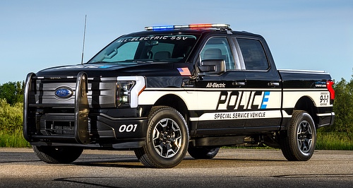 Ford reveals police-spec F150 Lightning
