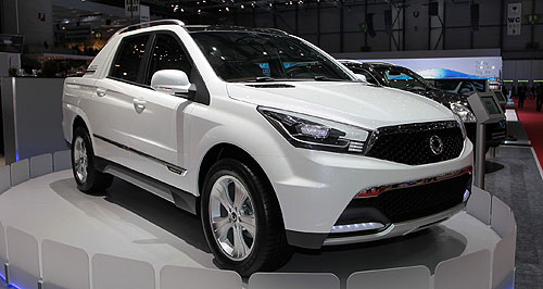 Frankfurt show: SsangYong to show ute, concepts