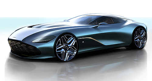 Aston Martin sketches DBS GT Zagato