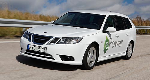 Paris show: Saab goes electric