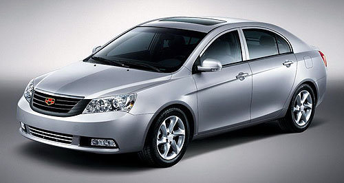 Geely on countdown for Australian launch