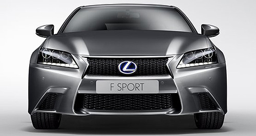 First look: Lexus unveils menacing GS F Sport