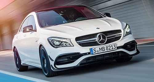 Updated Mercedes CLA checks-in