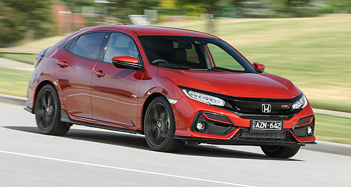 Honda introduces updates to Civic hatch range