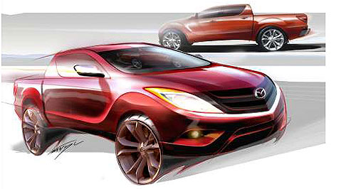 First look: Mazda sketches next BT-50