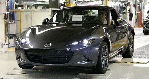 Mazda activates MX-5 RF production